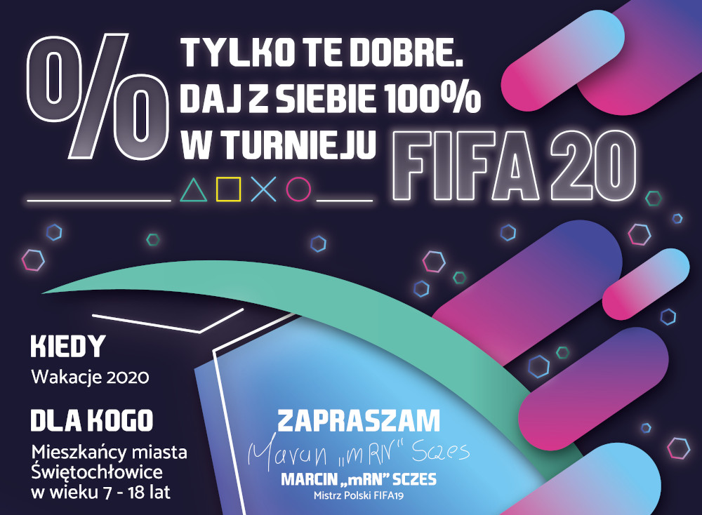 Turniej FIFA 2020 dla młodych mieszkańców Świętochłowic!