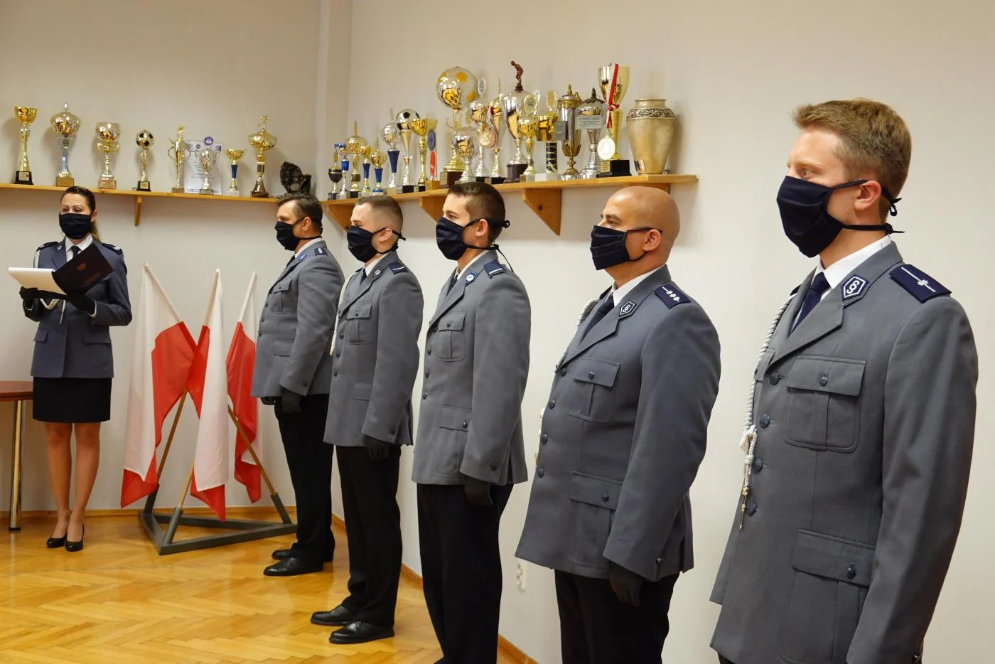 Uroczystość wręczenia wyróżnień w Komendzie Miejskiej Policji w Świętochłowicach