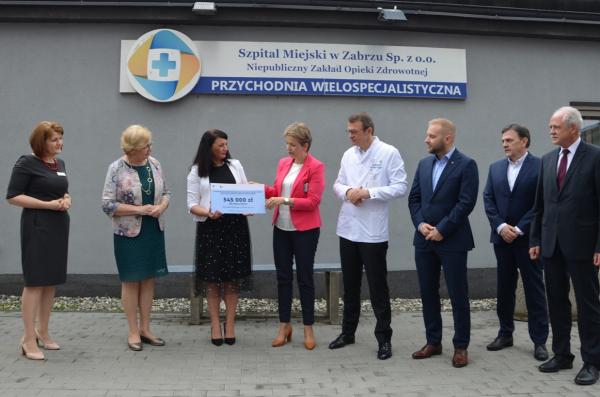 Szpital Miejski w Zabrzu z półmilionowym dofinansowaniem