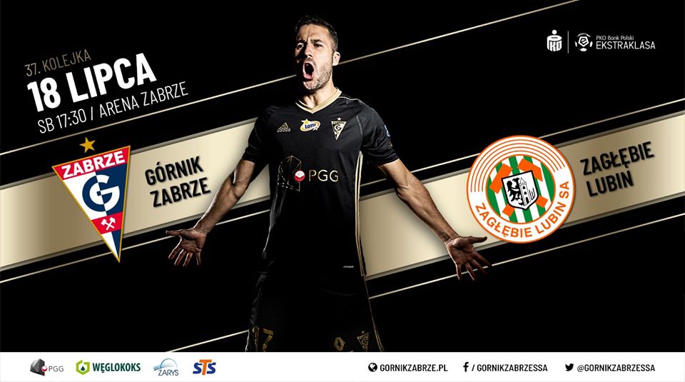 Górnik Zabrze już jutro podejmie Zagłębie Lubin