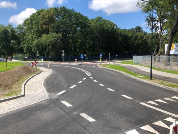 Rondo, które powstaje na skrzyżowaniu ulic Piłsudskiego i Roosevelta nabrało kształtów