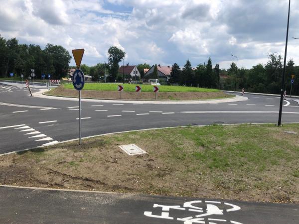 Rondo, które powstaje na skrzyżowaniu ulic Piłsudskiego i Roosevelta nabrało kształtów