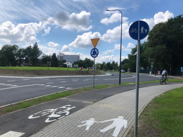 Rondo przy ulicach Piłsudskiego i Roosevelta w Zabrzu już gotowe!