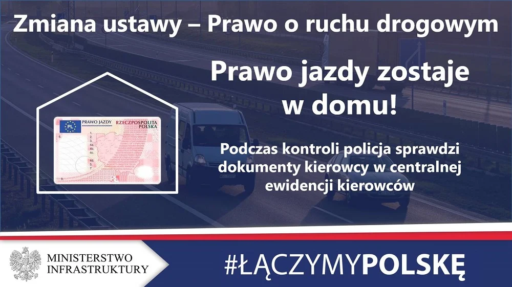 Sejm przyjął projekt znoszący obowiązek posiadania prawa jazdy podczas kontroli drogowej