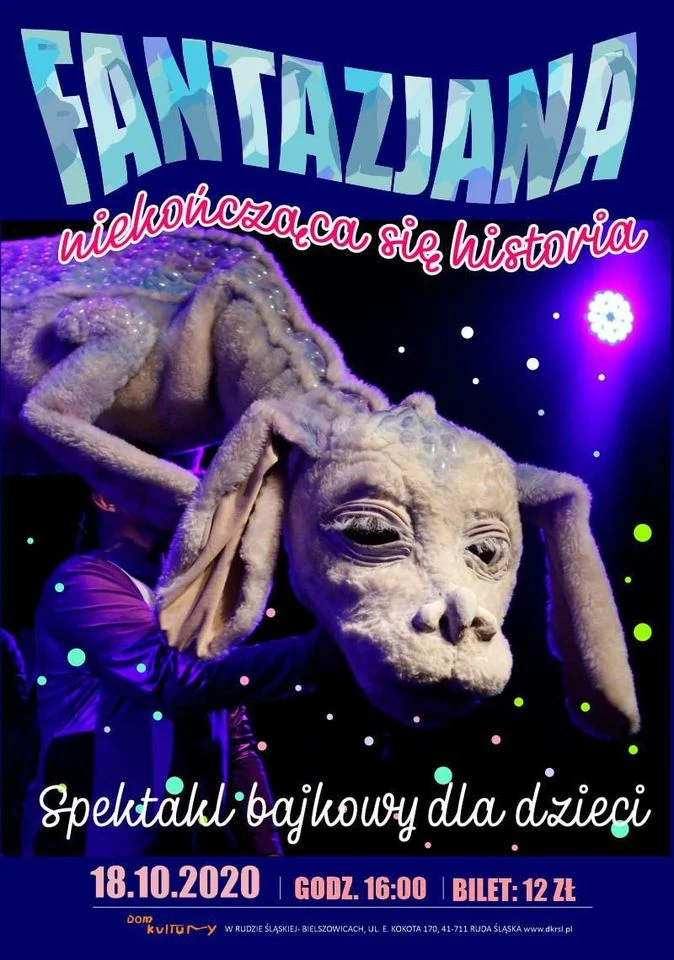 Fantazjana - spektakl bajkowy dla dzieci w DK Bielszowice