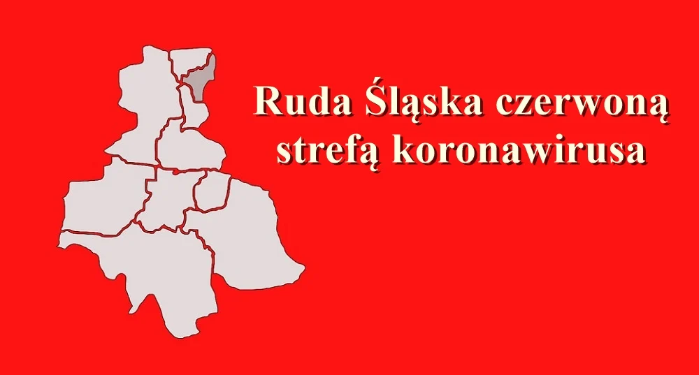 Ruda Śląska pozostaje "czerwoną strefą" koronawirusa