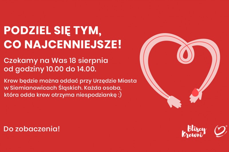 Oddaj krew - czeka niespodzianka!