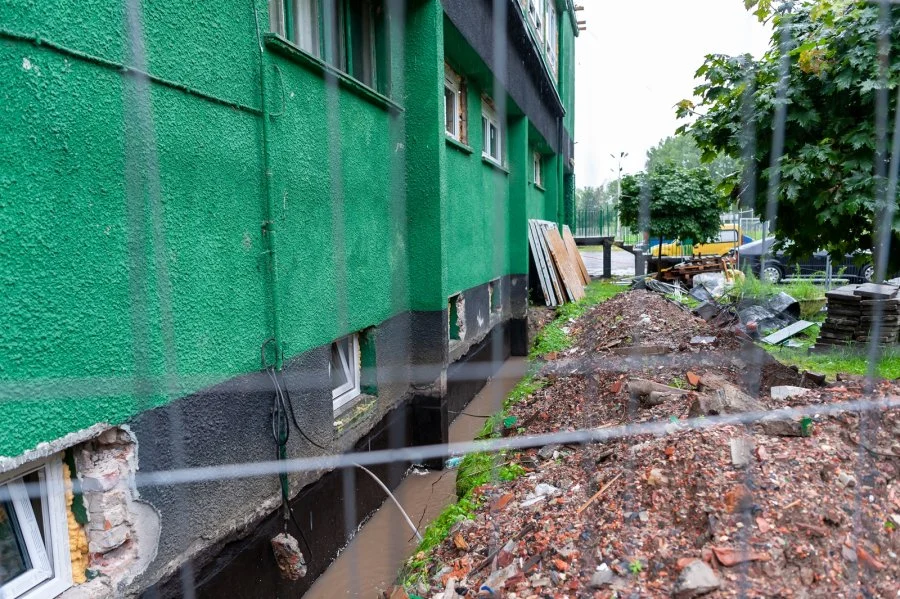 Trwają intensywne prace w budynku klubowym Szombierek Bytom