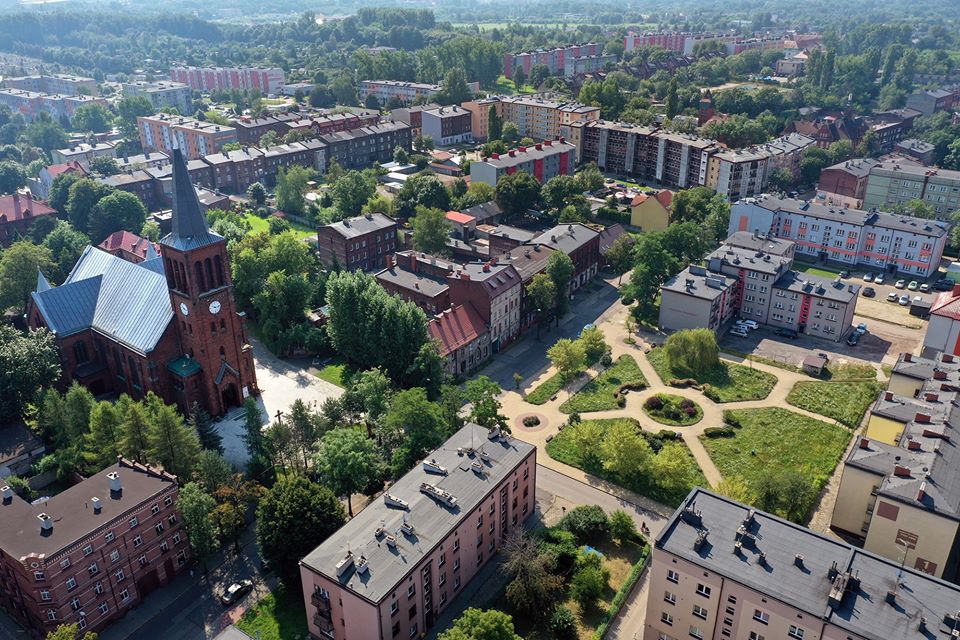 Dronem nad Łagiewnikami