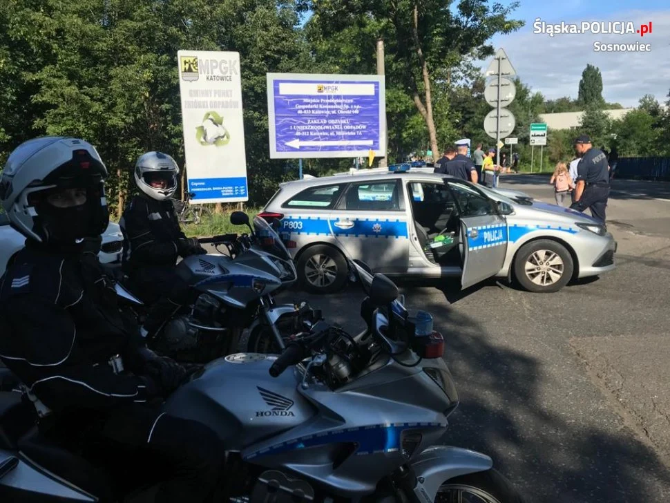 Sosnowieccy policjanci zabezpieczali etap 77.Tour de Pologne