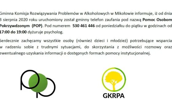Telefon zaufania POP