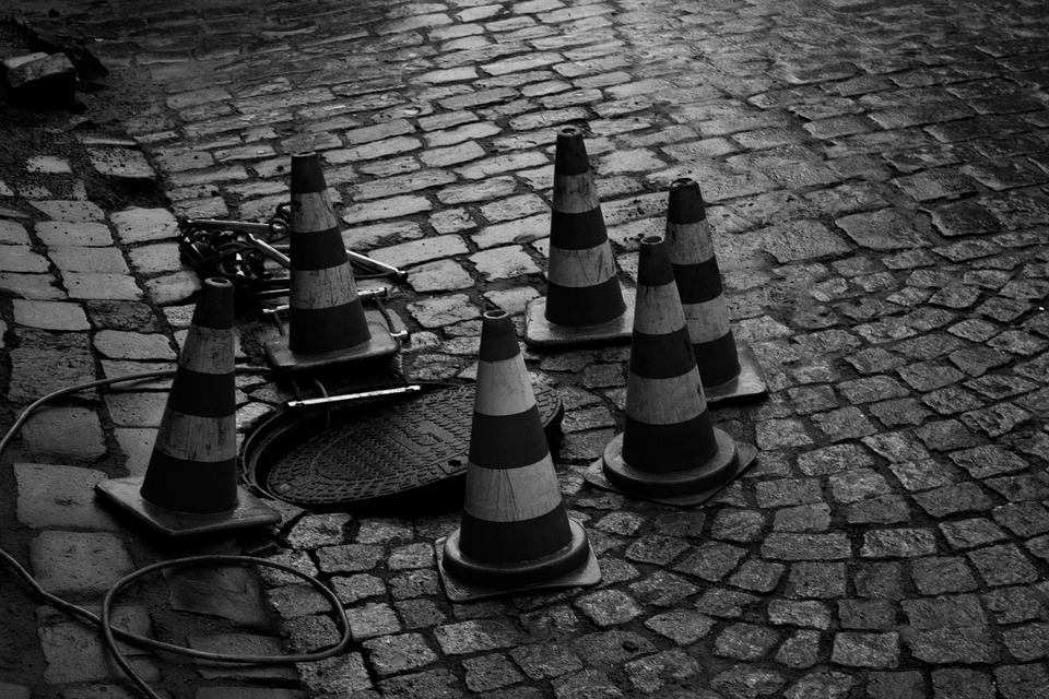 Zamknięcie ulicy Kolejowej w Mikołowie