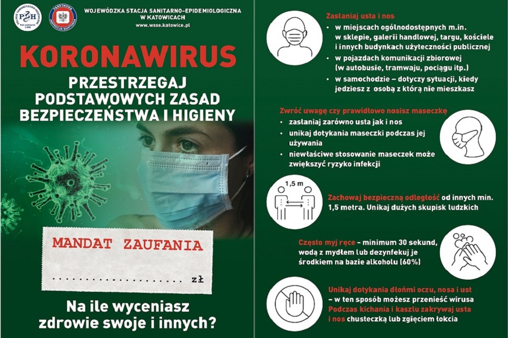 Policjanci z pracownikami Sanepidu kontrolują sklepy