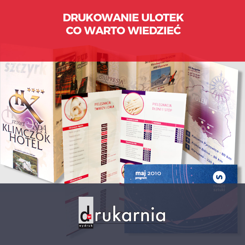 Drukowanie ulotek - co warto wiedzieć?