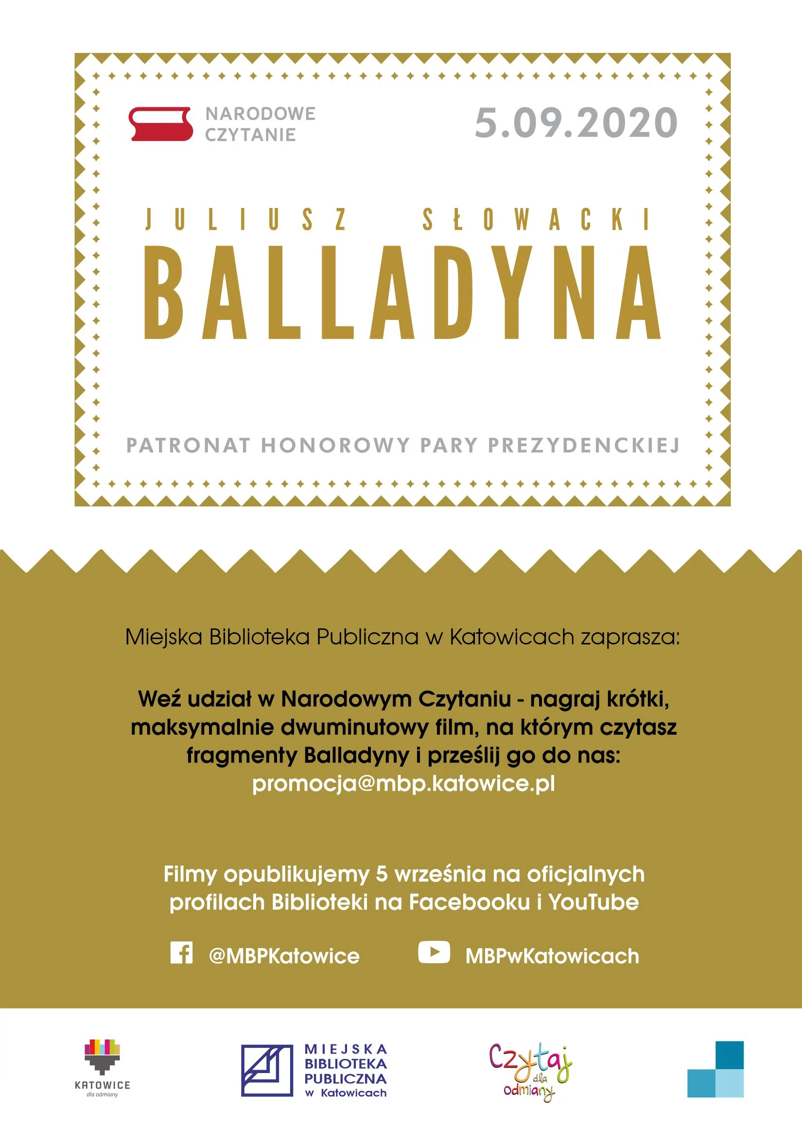 Narodowe Czytanie "Balladyny" Juliusza Słowackiego w Miejskiej Bibliotece Publicznej