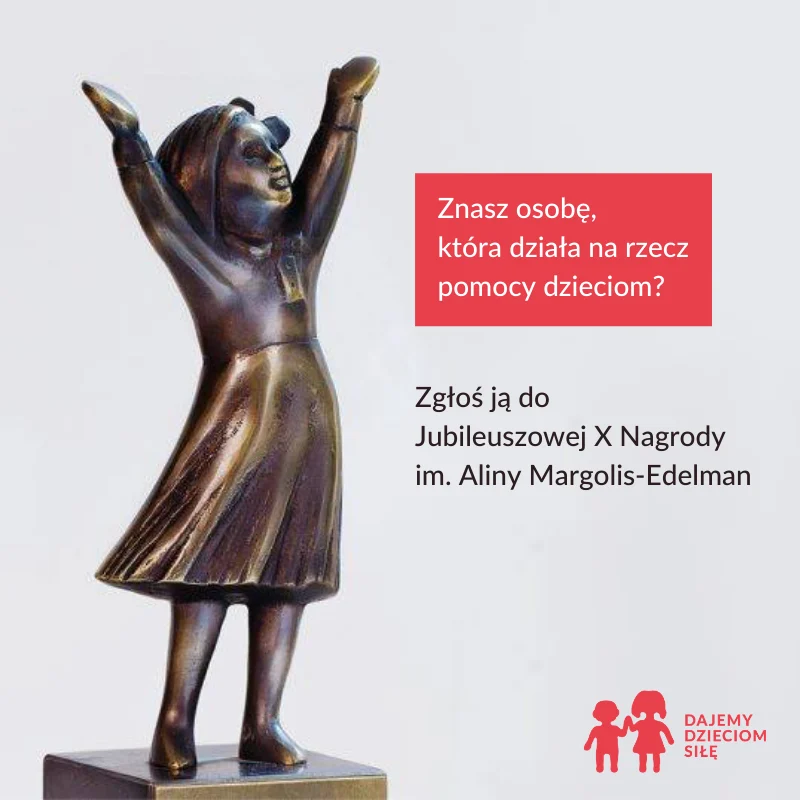 Trwa nabór do konkursu o Nagrodę im. Aliny Margolis-Edelman