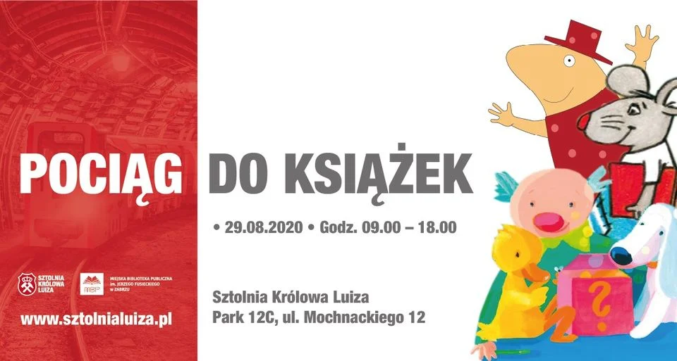 Akcja czytelniczo-podróżniczo-podziemno-naziemna czyli "Pociąg do książek" w Parku 12C