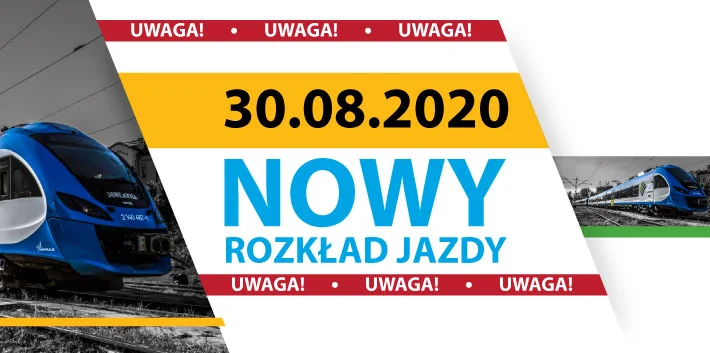 Nowy rozkład jazdy Kolei Śląskich. Blisko 400 połączeń dziennie!