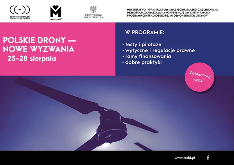 Polskie drony - nowe wyzwania. Zaproszenie do udziału w konferencji on-line