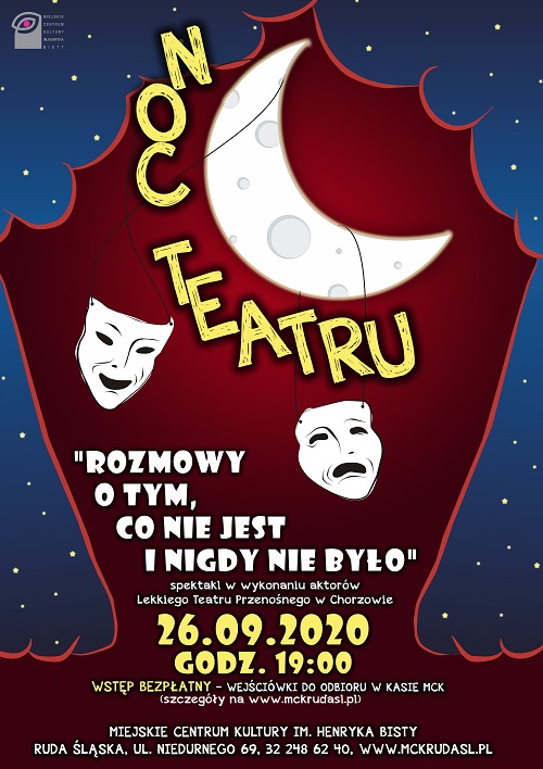 Noc Teatru 2020 w Rudzie Śląskiej