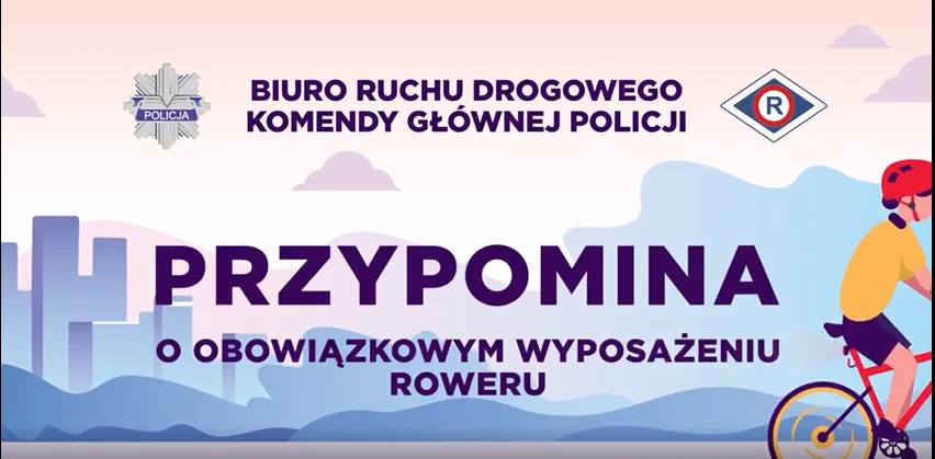 Rowerzysto - bądź bezpieczny na drodze