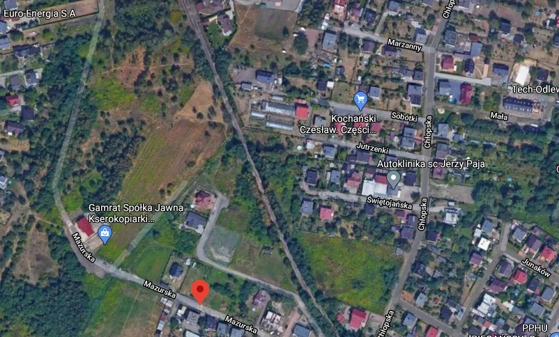 Przy ul. Mazurskiej powstanie 40 budynków jednorodzinnych w zabudowie szeregowej