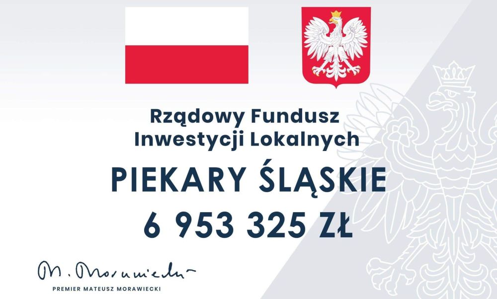 Piekary z 7 milionami z Funduszu Inwestycji Lokalnych