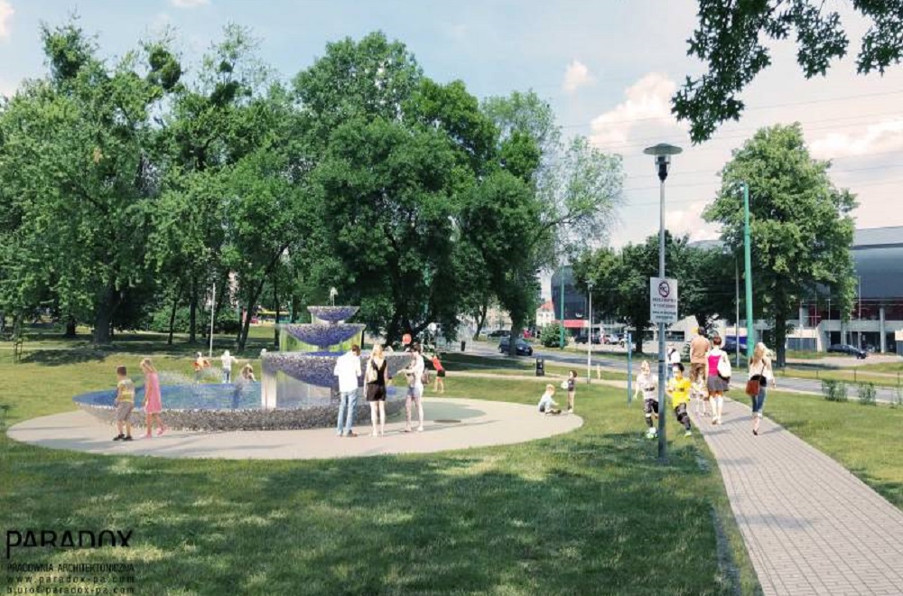Nowe życie fontanny w Parku Niedźwiadków