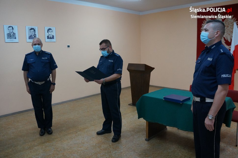 Po 29 latach służby asp.szt. Mariusz Urgacz odchodzi na emeryturę