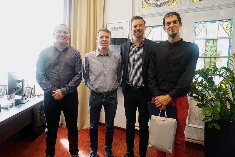 Prezydent gościł siemianowickiego gladiatora