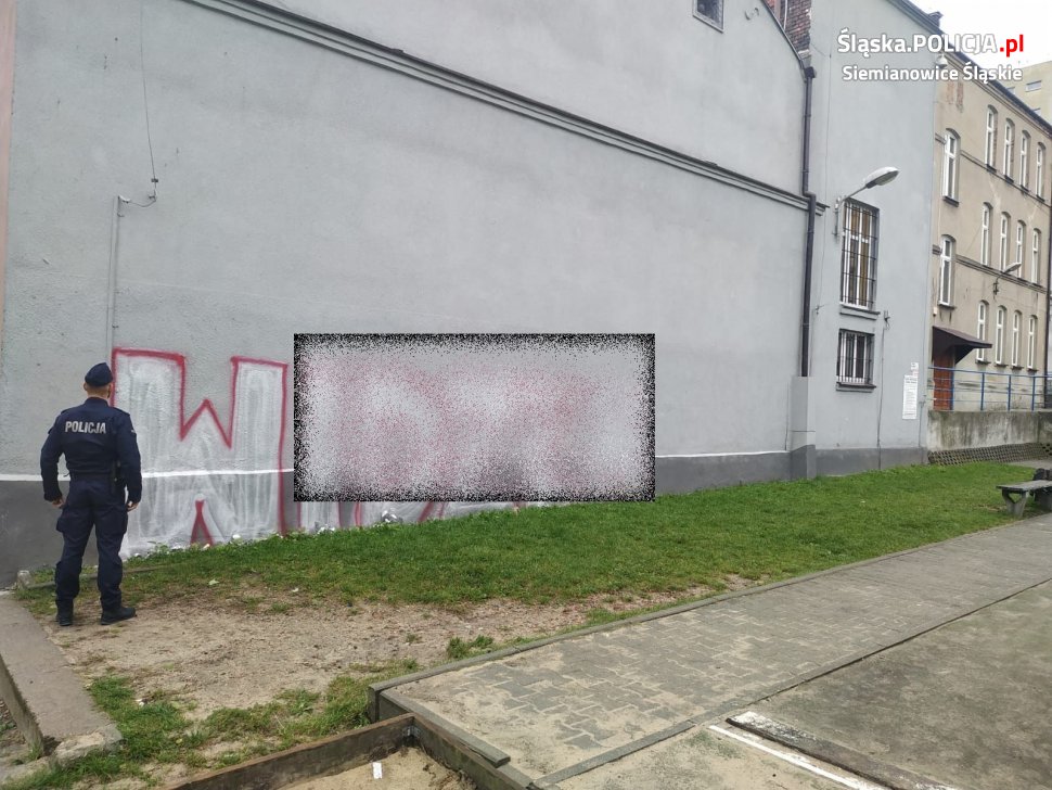 Zatrzymany grafficiarz