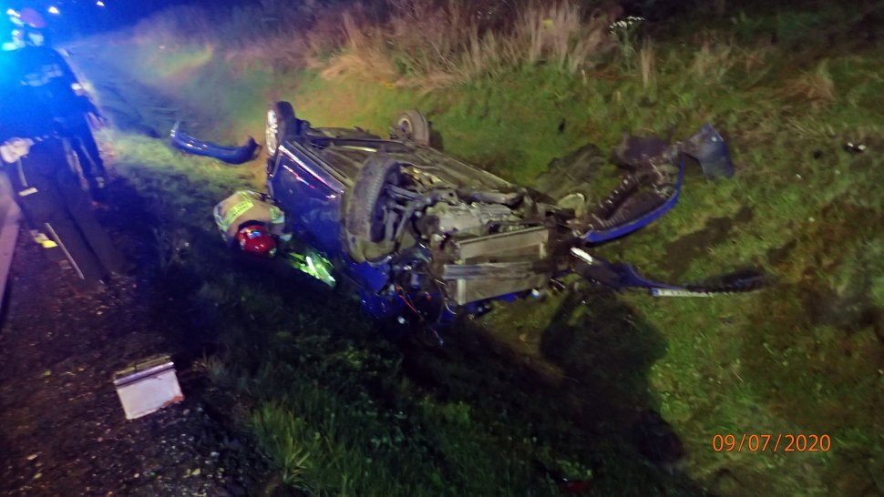 Dachowanie na nowym odcinku DW 935. Policja apeluje o ostrożność!