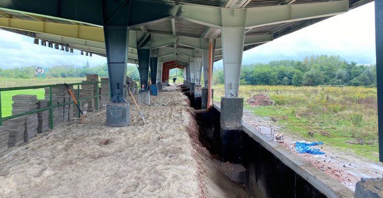 Bytom: Trwa remont trybuny na stadionie GKS Rozbark