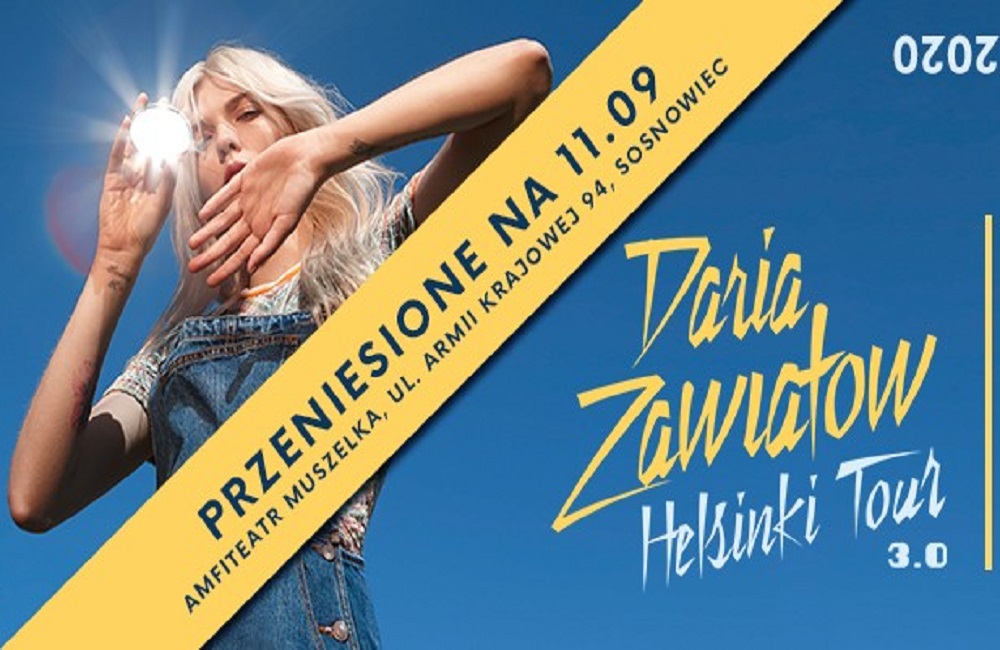 Koncert Darii Zawiałow w Parku w Kazimierzu