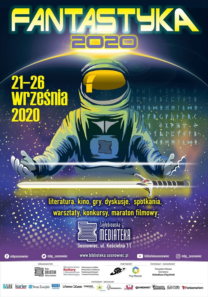 Fantastyka2020 - już od 21 września w Zagłębiowskiej Mediatece!