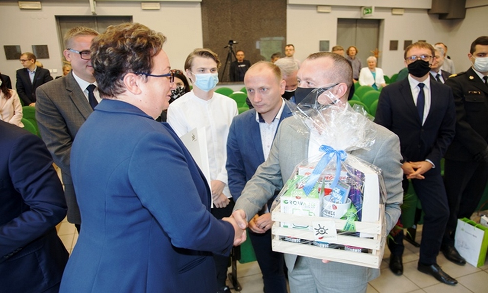 Podziękowania za udział w akcji gaszenia pożaru