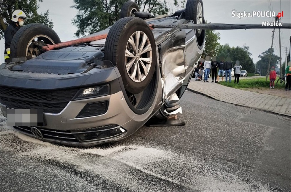 Niedzielna kolizja w centrum Gostyni