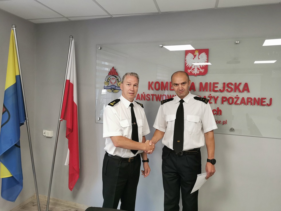 Strażacy z katowickiej KM PSP wyróżnieni za walkę z COVID-19