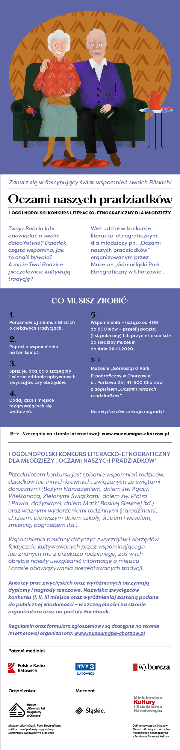 I Ogólnopolski Konkurs Literacko-Etnograficzny dla Młodzieży "Oczami naszych pradziadków"