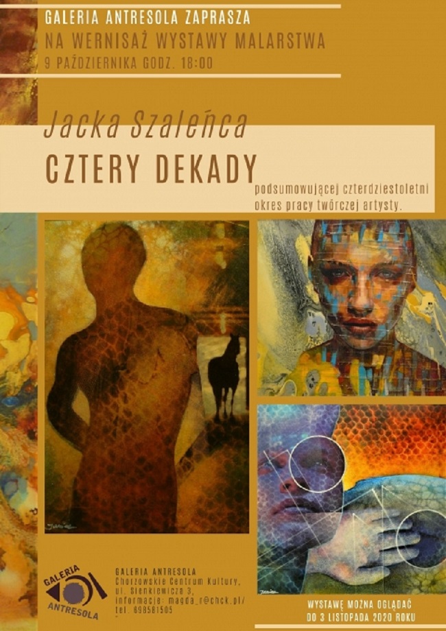 Wernisaż wystawy malarstwa Jacka Szaleńca w ChCK-U