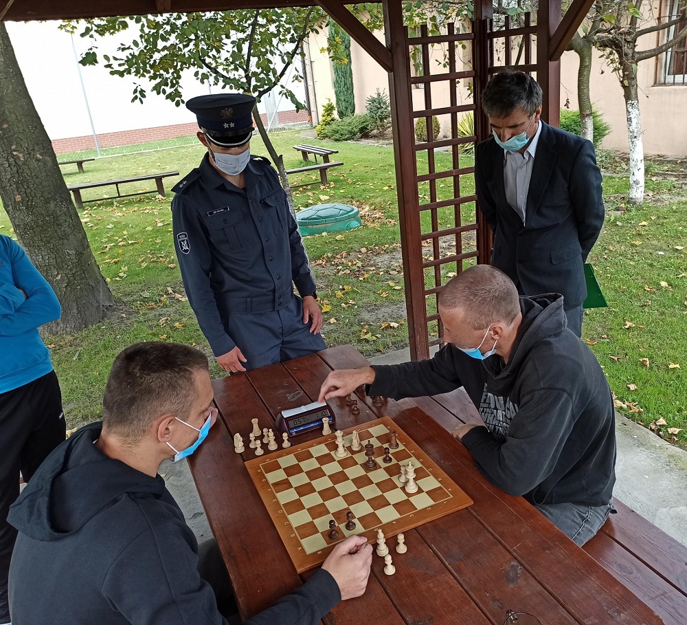Dziś w Zakładzie Karnym w Zabrzu odbył się turniej szachowy dla skazanych