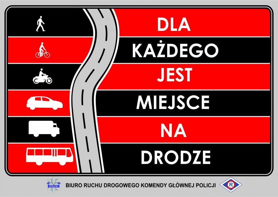 Pamiętajmy - Dla każdego jest miejsce na drodze!
