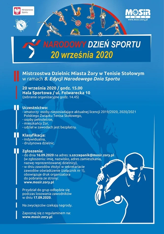 Świętuj Narodowy Dzień Sportu z MOSiR Żory