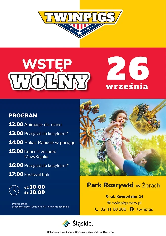 Dzień Otwarty w Twinpigs! Skorzystaj z atrakcji za darmo