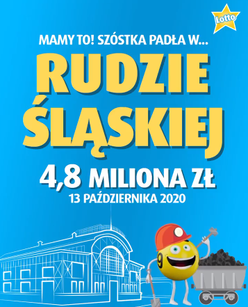Rudzianin rozbił kumulację w Lotto i wygrał ponad 4,8 mln zł!