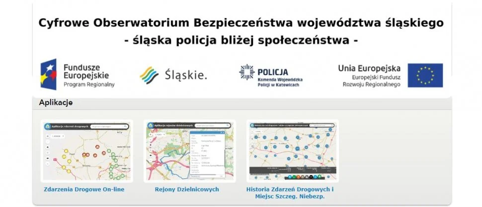 Zakładka "Śląski dzielnicowy" dostępna w aplikacji śląskiej policji