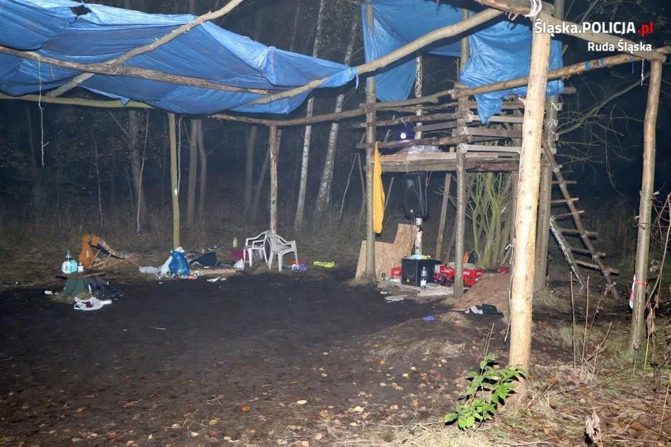 Nielegalna dyskoteka pod chmurką. Policja przerwała zabawę w Kochłowicach