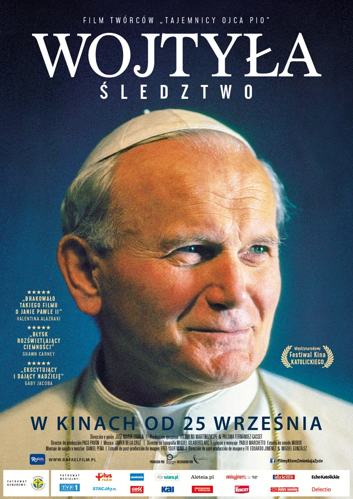 "Wojtyła. Śledztwo" w Kinie Pegaz