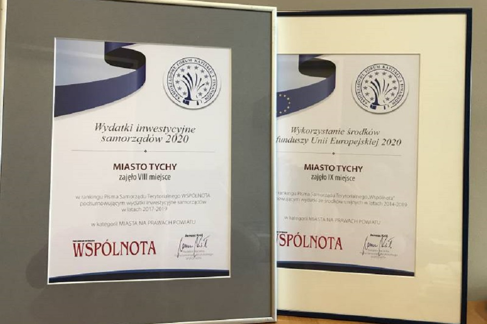 Tychy w czołówce najlepszych samorządów w rankingu „Wspólnoty”