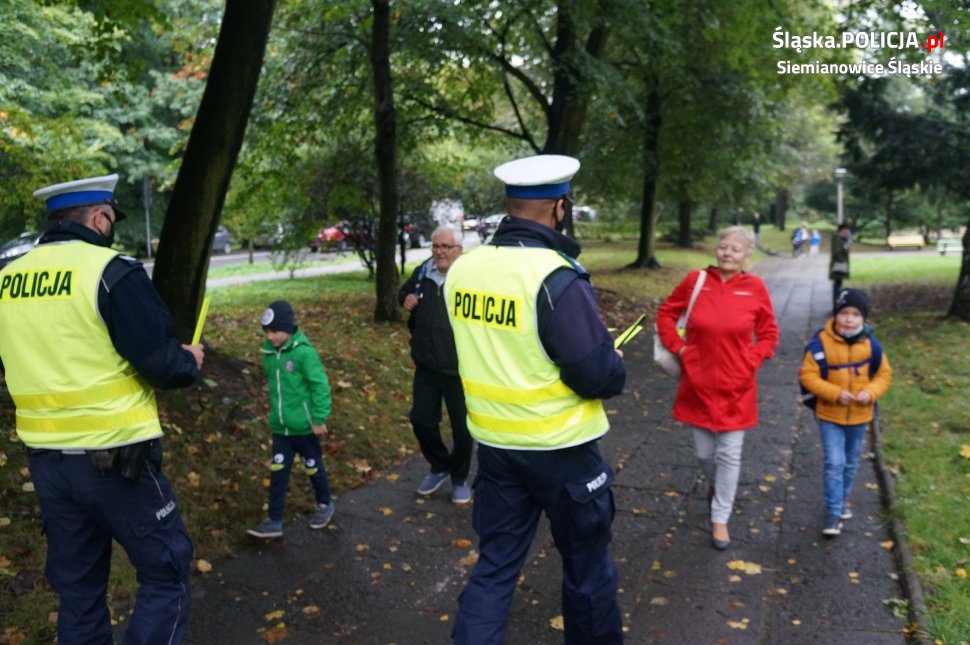Siemianowicka drogówka włączyła się w Ogólnopolski Policyjny Dzień Odblasków 2020